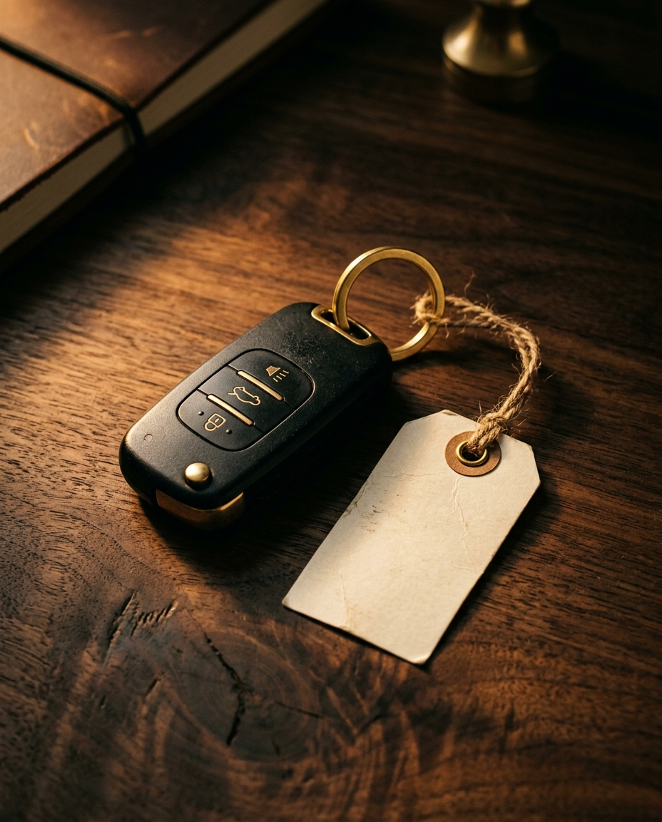 key rental tag
