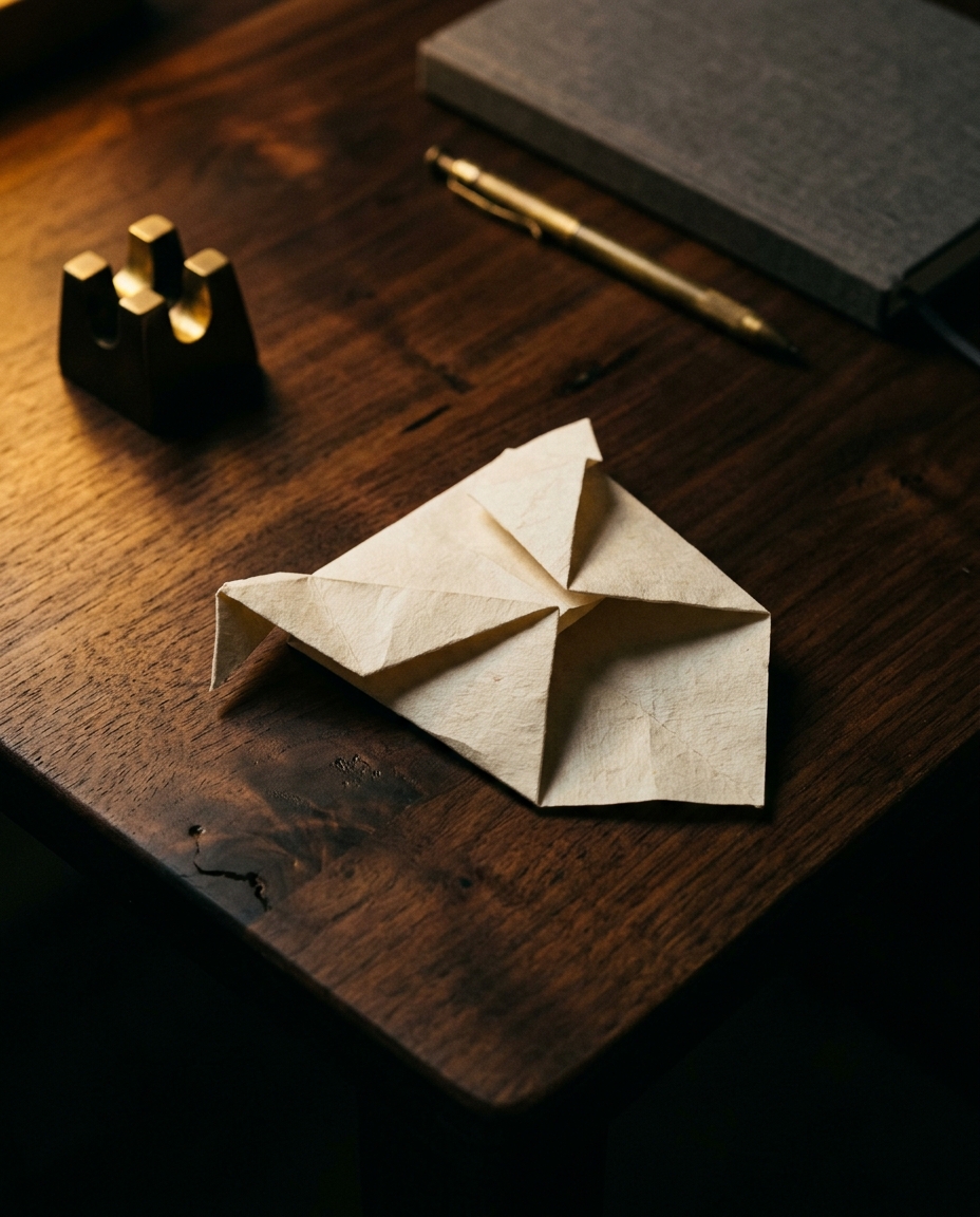paper folded 30s