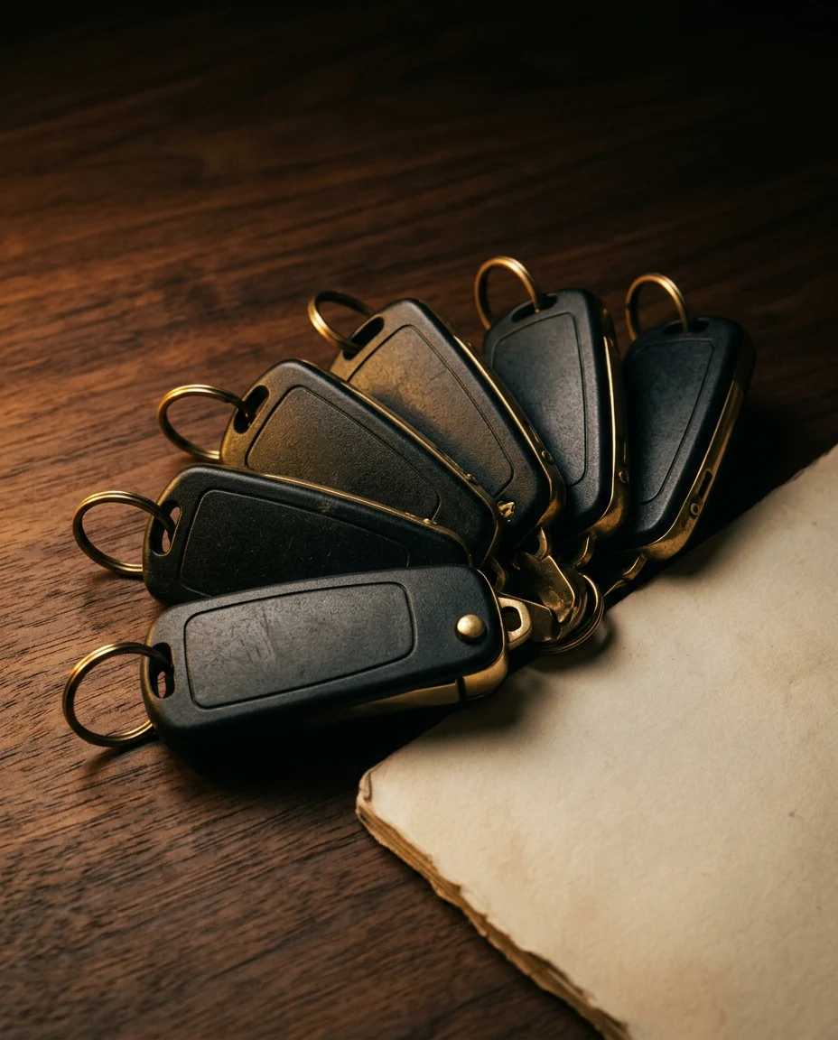 five key fobs