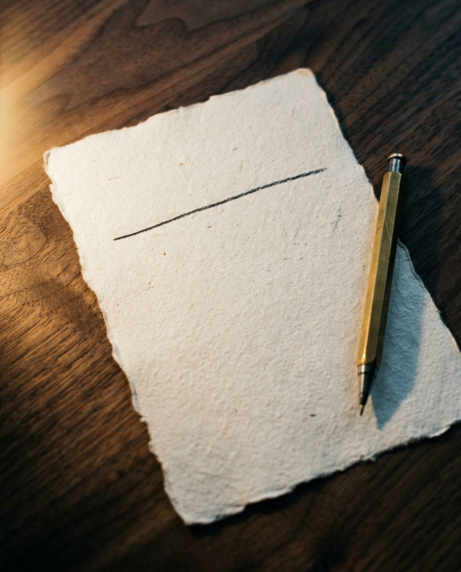 paper pencil line