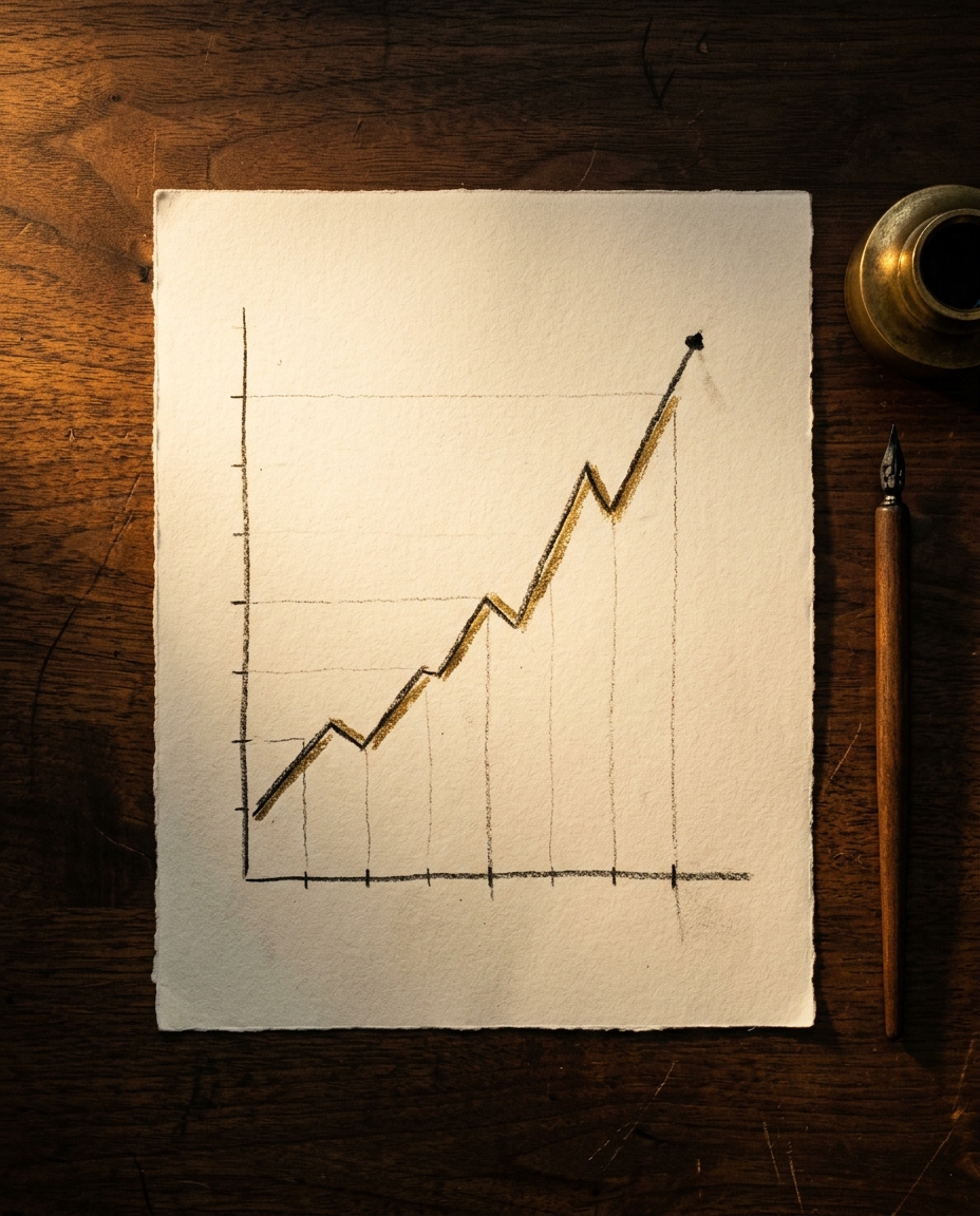 graph line charcoal