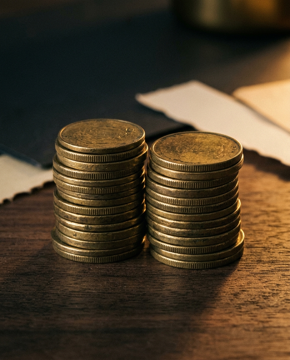 coin pair stacks charcoal